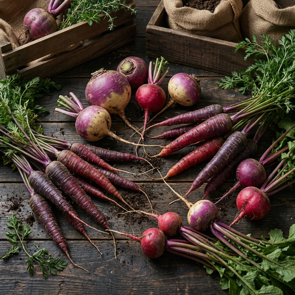 Doğal Mor Havuçlar